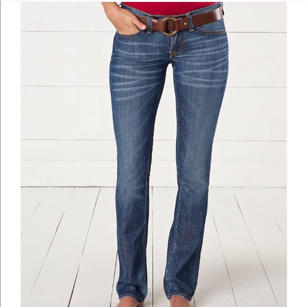 Lucky Brand Zoe straight jeans, size 6/28
